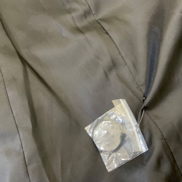 NWOT Karl Lagerfeld Blazer Jacket women’s Size 2 textured black piping Career - Picture 11 of 13